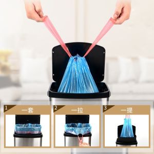 Multi-Specification Drawstring Garbage Bag with Custom Logo from Direct