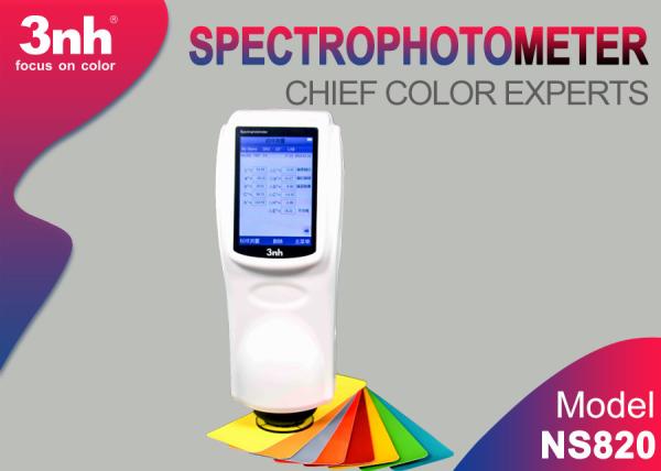 NS820 Portable Spectrophotometer Colorimeter Dental hair skin tattoo color