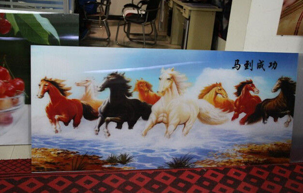 UV flatbed printer or inkjet printer large size 3d poster large format lenticular advertising poster 3d flip printing