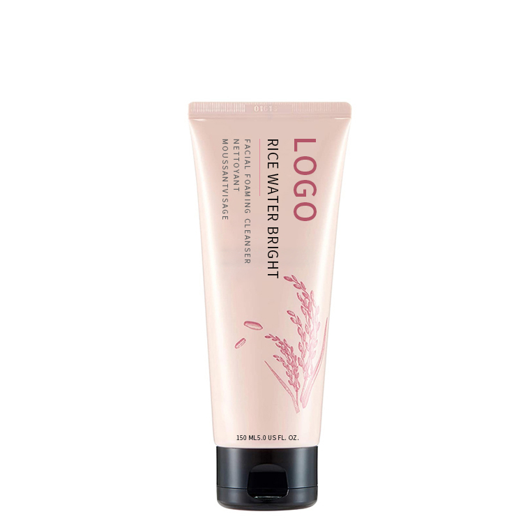 OEM Private Label Facial Wash Rice Water Bright Facial Foaming Cleanser