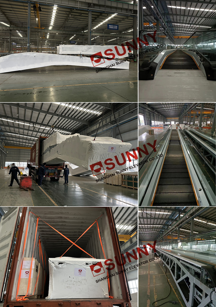 Automatic Start Mechanical Shopping Mall Escalator 6000mm Height
