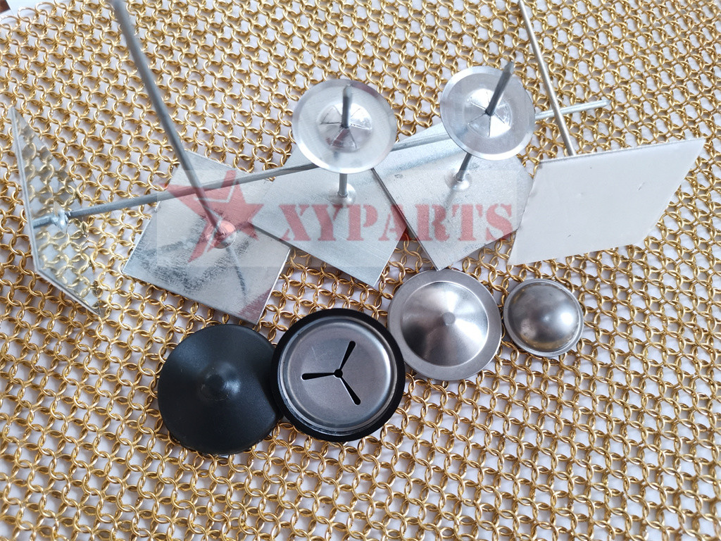M3*75mm Capacitor Discharge Bi-Metallic Welding Pins with washers For Marine Building