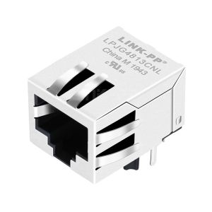  LPJG4813CNL 1000 Base-T Ethernet RJ45 MagJack Tab Down Without Led Manufactures