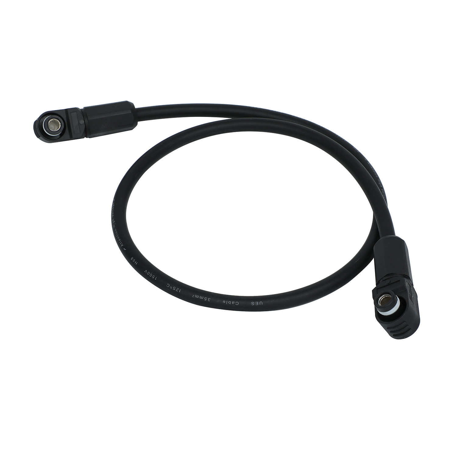 MC4 Solar Copper Cable Assembly With Black / Red TPE Jacket Round Cross Section