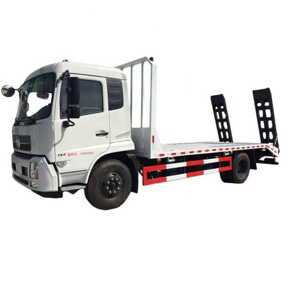 4700mm Wheelbase 6-Tire Dongfeng 4x2 Road Emergency Wrecker Truck Flatbed Lift
