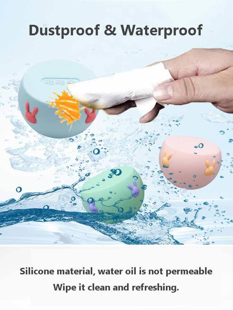 New Silicon Rabbit Anti-Collision Angle Solid Color Table Corner Children'S Anti-Collision Protective Cover