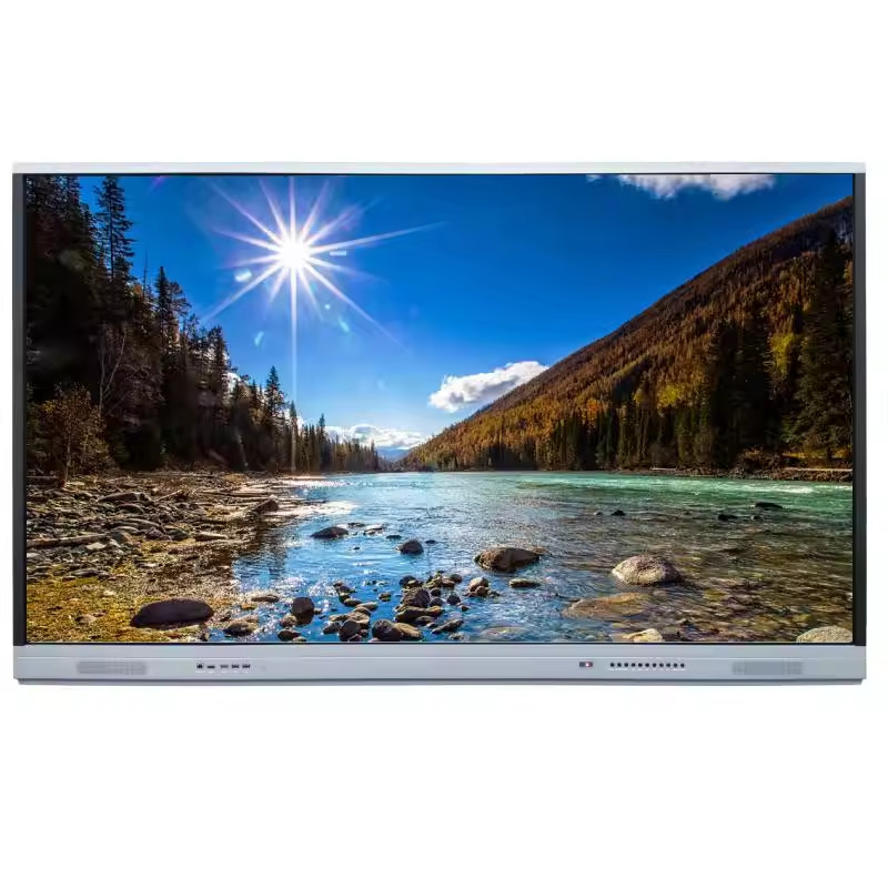 Android/window LCD Anti-Glare Interactive Smart board Multi Touch Screen Interactive Whiteboard for school meeting