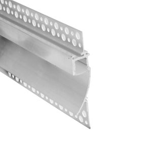 China Extruded LED Plasterboard Profile with PC diffuser cover on sale