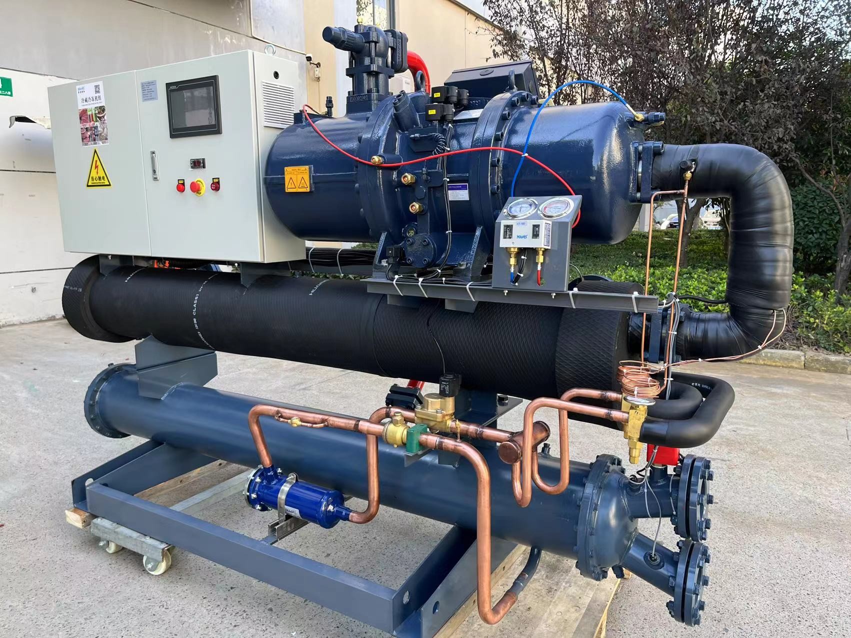 Commercial Water Cooled Refrigeration Condenser Unit 220 - 480V