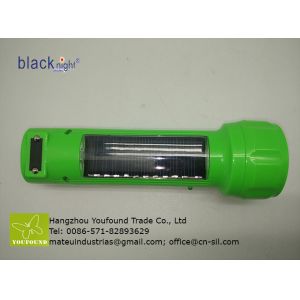 BN-4111S Emergency Lighter Solar Torchlight LED Flashlight with Side Lamp