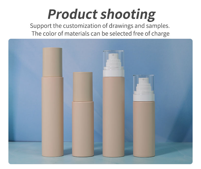 PETG Plastic Bottle Empty 60 ml 100 ml Serum Bottles For Lotion Cosmetics
