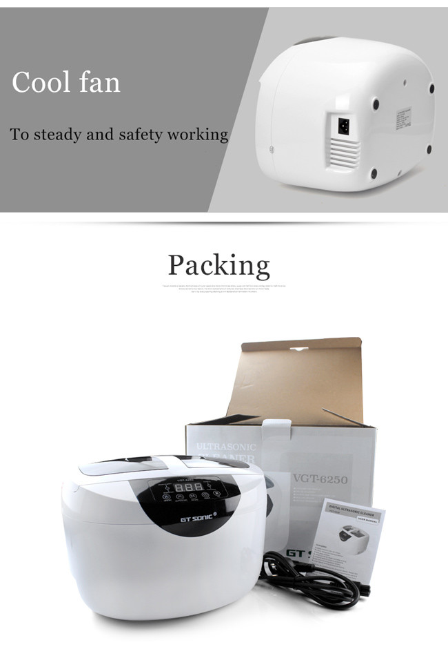 65w 2.5L 40kHz Ultrasonic Bath Dental With Basket SUS304 Tank