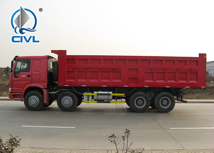 SINOTRUK HOWO 371HP LHD Heavy Duty Tipper Trucks 8x4 20-30CBM ZZ3317N3567W