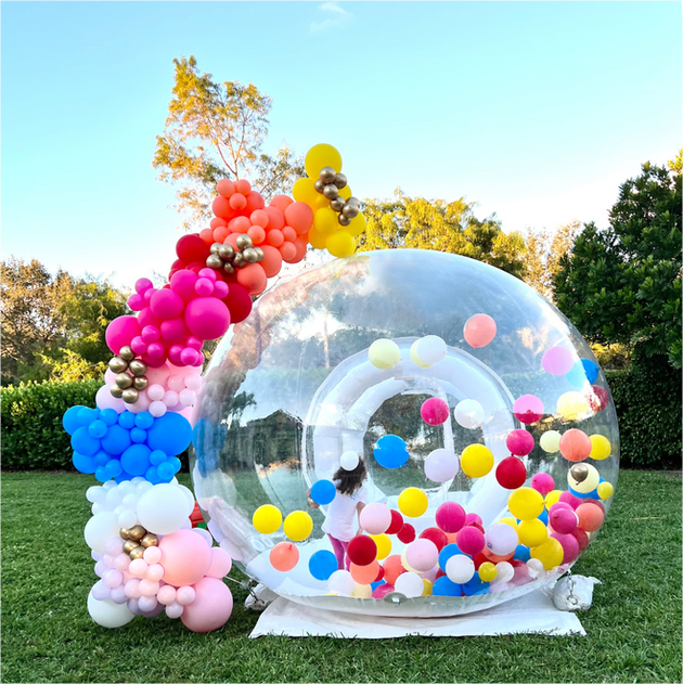 Fun House Clear Inflatable Crystal Igloo Dome Bubble Tent Transparent Kids Inflatable Bubble Balloons House for Party