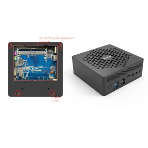 Fanless Mini Desktop Computer N4500 / N5100 / N5105 HDMI DP VGA 32GB RAM Manufactures