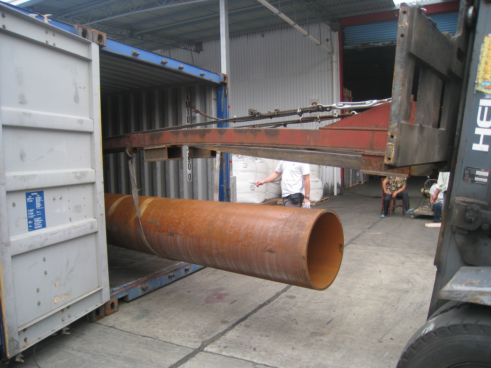 Seamless Structural Steel Pipe ASTM A106 Grade B 56 Inches SCH XXS Boiler Application