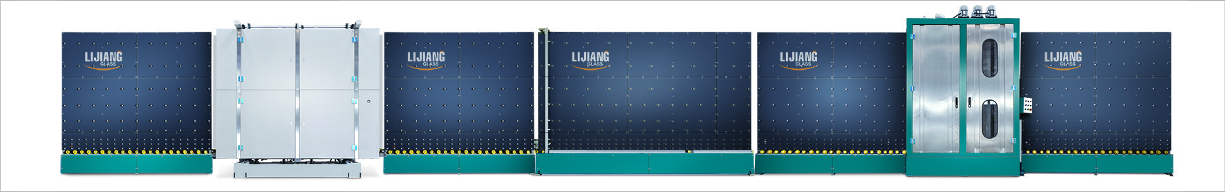 40μs/cm Insulating Glass Production Line PLC Touch Screen Interface