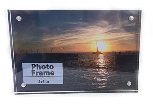 custom transparent acrylic photo frame 4x6