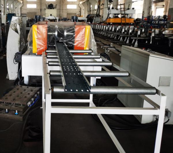 100-600mm Width Steel Perforated Cable Tray and Cable Channel Roll Forming