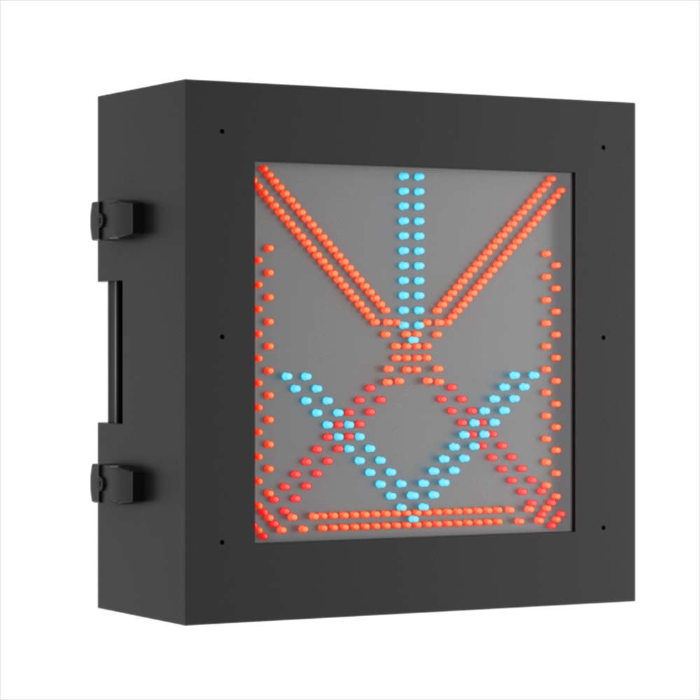 50W Lane Control LED Screen Sign Oriented Identification System