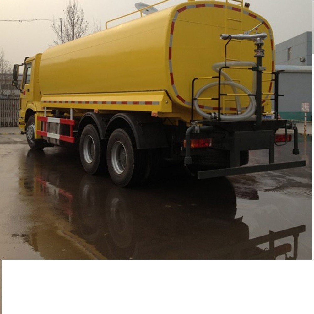 HOWO 6x4 20000 Liter Liquid Tanker Truck 336hp Euro II , Left Hand Drive