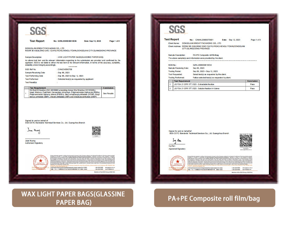 Premium Dessert Packaging Bags Food Grade Leakproof Composite Plastic Pouches With Custom Sizes & Printing FDA SGS Certified Bulk Supply