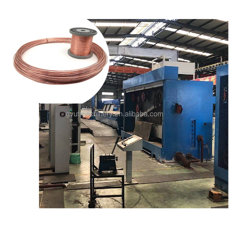 Cu/Copper Wire Breakdown Production Line Inlet Diameter 8mm 7000*1200*1500 for Output