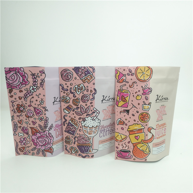 Mylar Bags for Foil Pouch Packaging Coffee Bean Food Seed Packaging