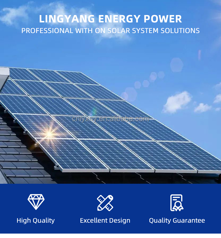 PV On Grid Solar Energy System Ground Mounting 20KW For Home Power