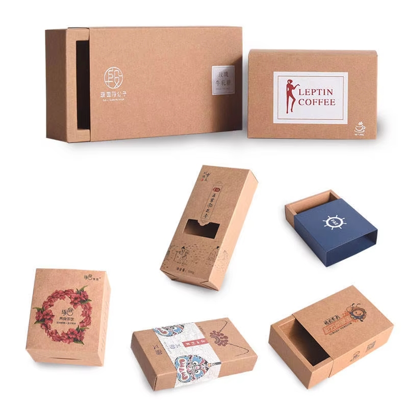 Customized Luxury Colorful Cardboard Gift Slide Drawer Packaging Super Thin Boxes