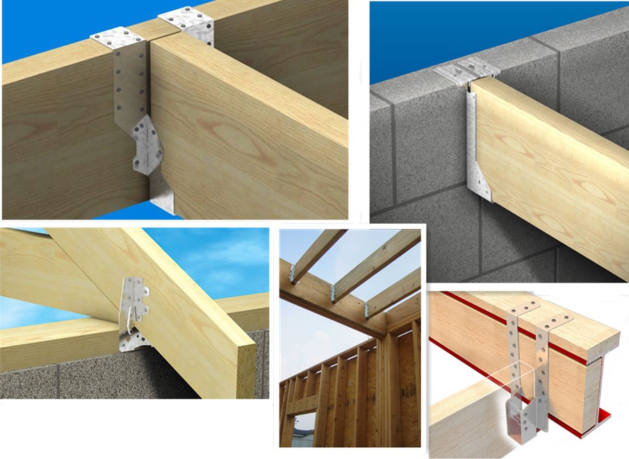 Galvanized Steel Brackets for Building Materials in Housing Construction Engineering