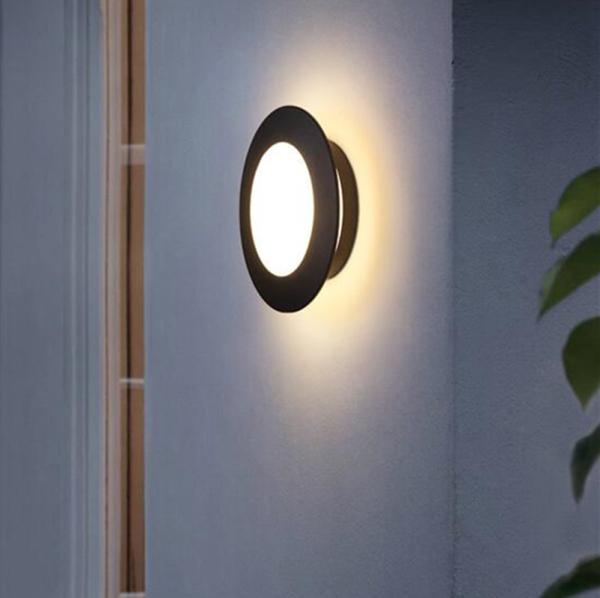 Wall lamp Outdoor Waterproof LED Wall light AC90-260V Aluminum Courtyard Garden