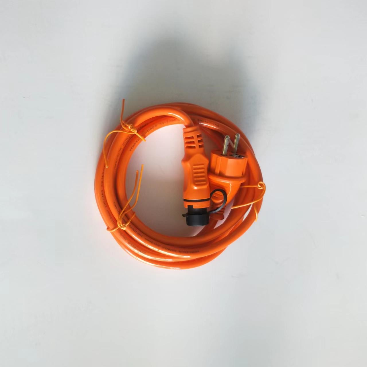 Outdoor Orange Engine Heater Power Cord 16A220V Power Extension Cable