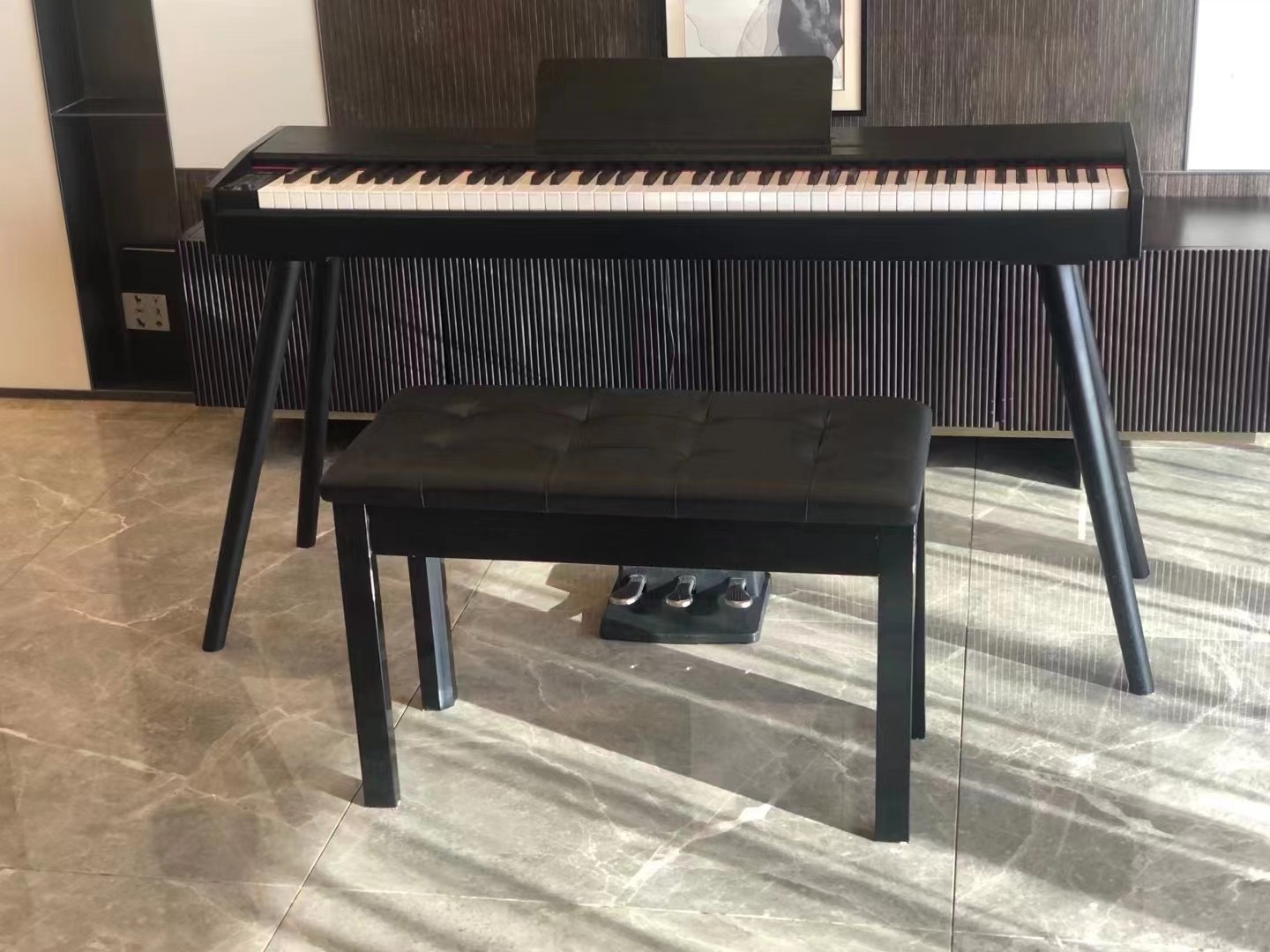 Portable piano 88 key electronic piano keyboard professional MIDI keyboard with Bluetooth