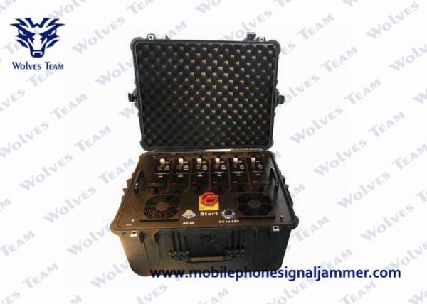 Multi - Band Vehicle Bomb Signal Jammer 20-3600MHz Machine Monitor Software