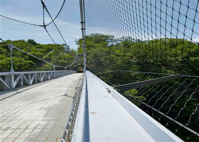 Diamond Hole Aisi316L Metal Rope Mesh 7x7 Railing Safety Mesh
