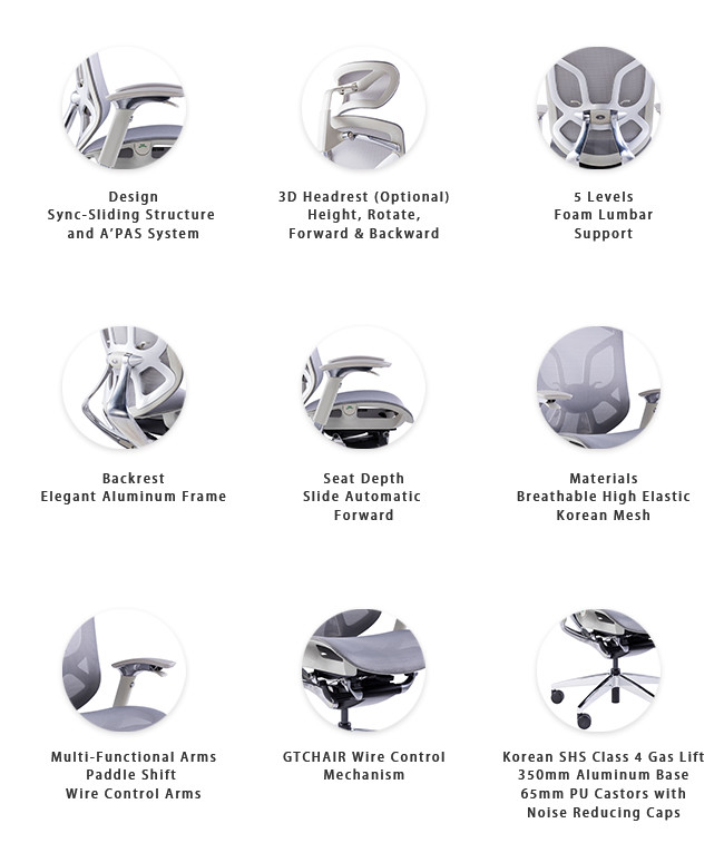 GT Dvary Butterfly Chair Computer Home Office Ergonomic Swivel Office Chairs
