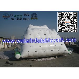White Interesting Inflatable Floating Iceberg With First-Class