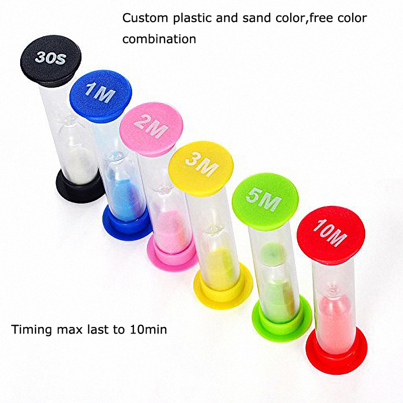Custom Hourglass Sand Timer 1 Minute - 30 Minutes 6 Pcs Sand Timer Hourglass Set