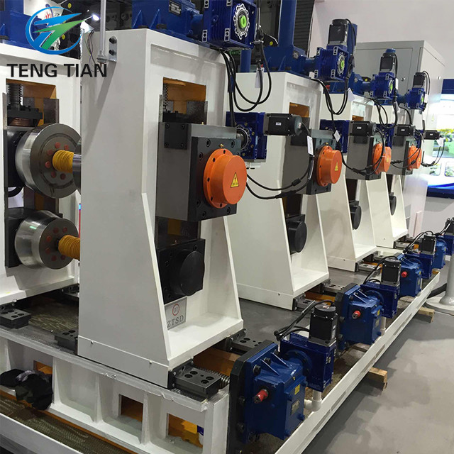 Green Tolerance ±0.2mm Square Tube Mill for Sizes 100x100-200x200