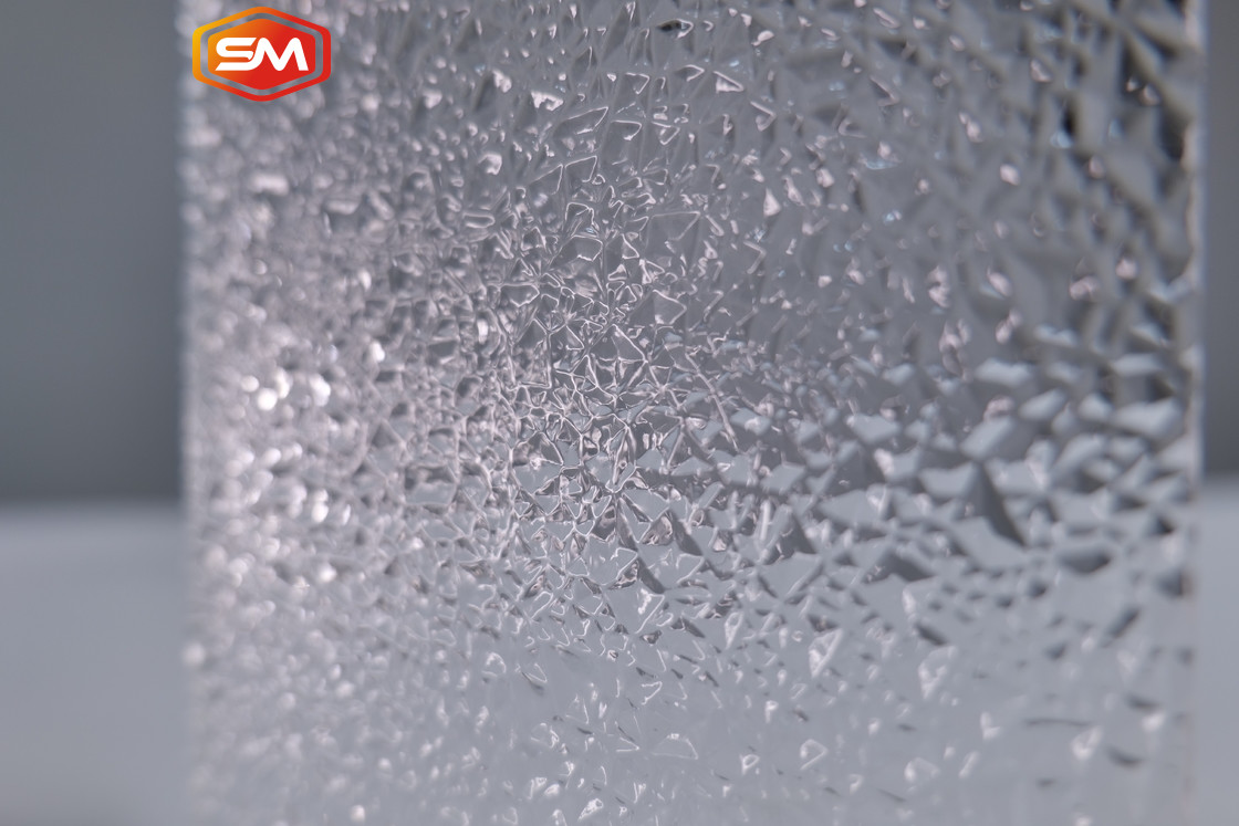 Transparent Textured Acrylic Sheet For High Light Transmittance And Non Yellowing Properties