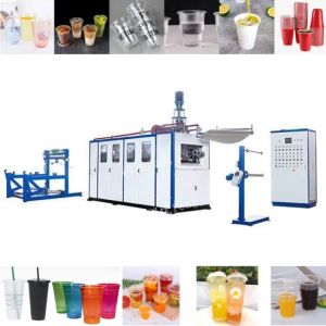 High Speed Milk Tea Cup Thermoforming Machine with PLC Control System