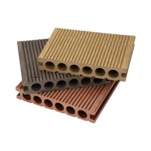 3D Wood Grain Wpc Decking Anti-Slip and Waterproof Composite Decking for Patios