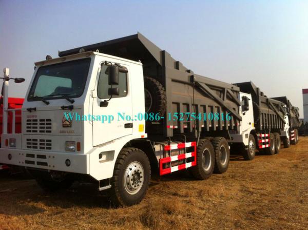 SINOTRUK wide body 6X4 371hp HOWO heavy duty 60-70tons mining dump truck for