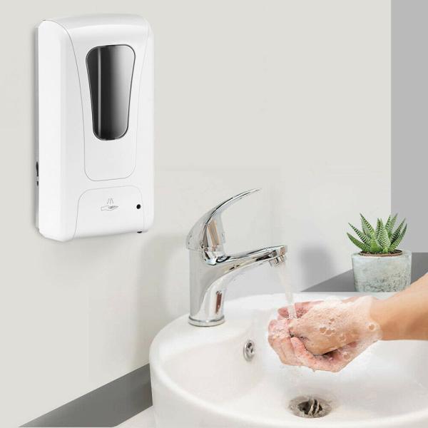 Hot sale 1000/1200ml DC battery automatic sensor hand clean soap bag soap