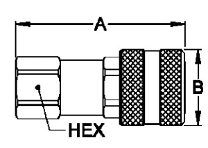 0.25 Inch High Pressure Quick Coupler , High Pressure Quick Disconnect Fittings