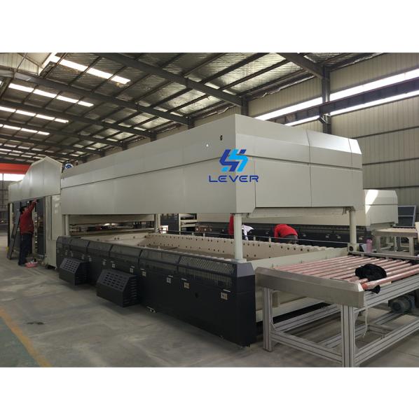 Double Bending Glass Tempering Furnace for Automotive Back glass with moulds