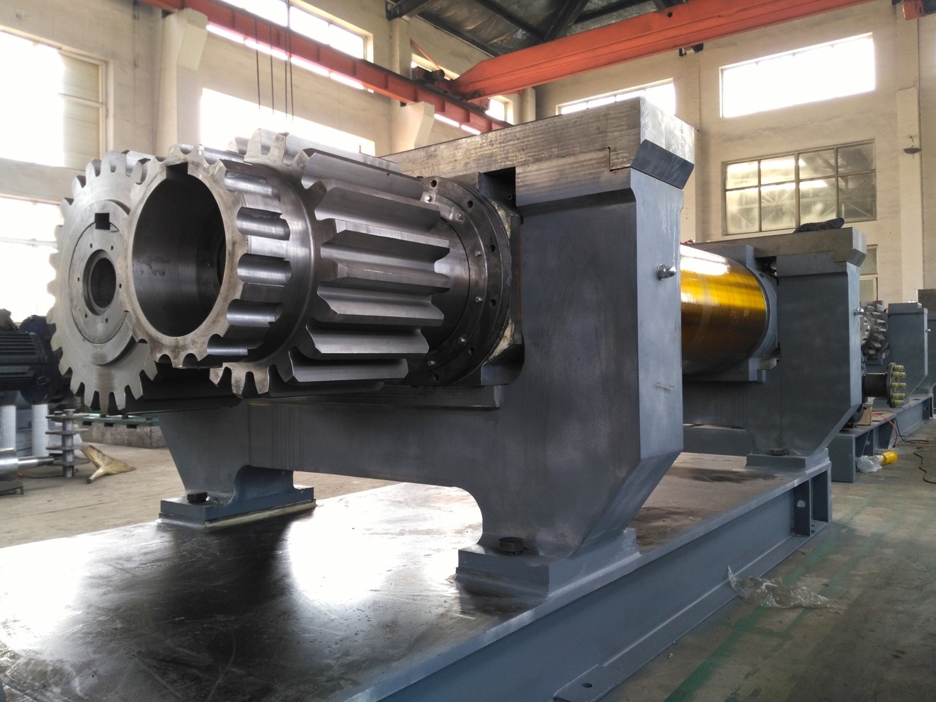 XK560 Open Rubber Mixing Mill Machine 90KW Rubber Mill Mixer