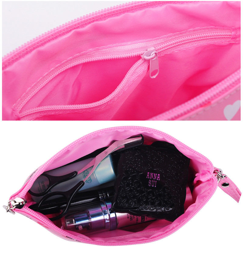 Waterproof Custom Print Fancy Bride PU Makeup Bag