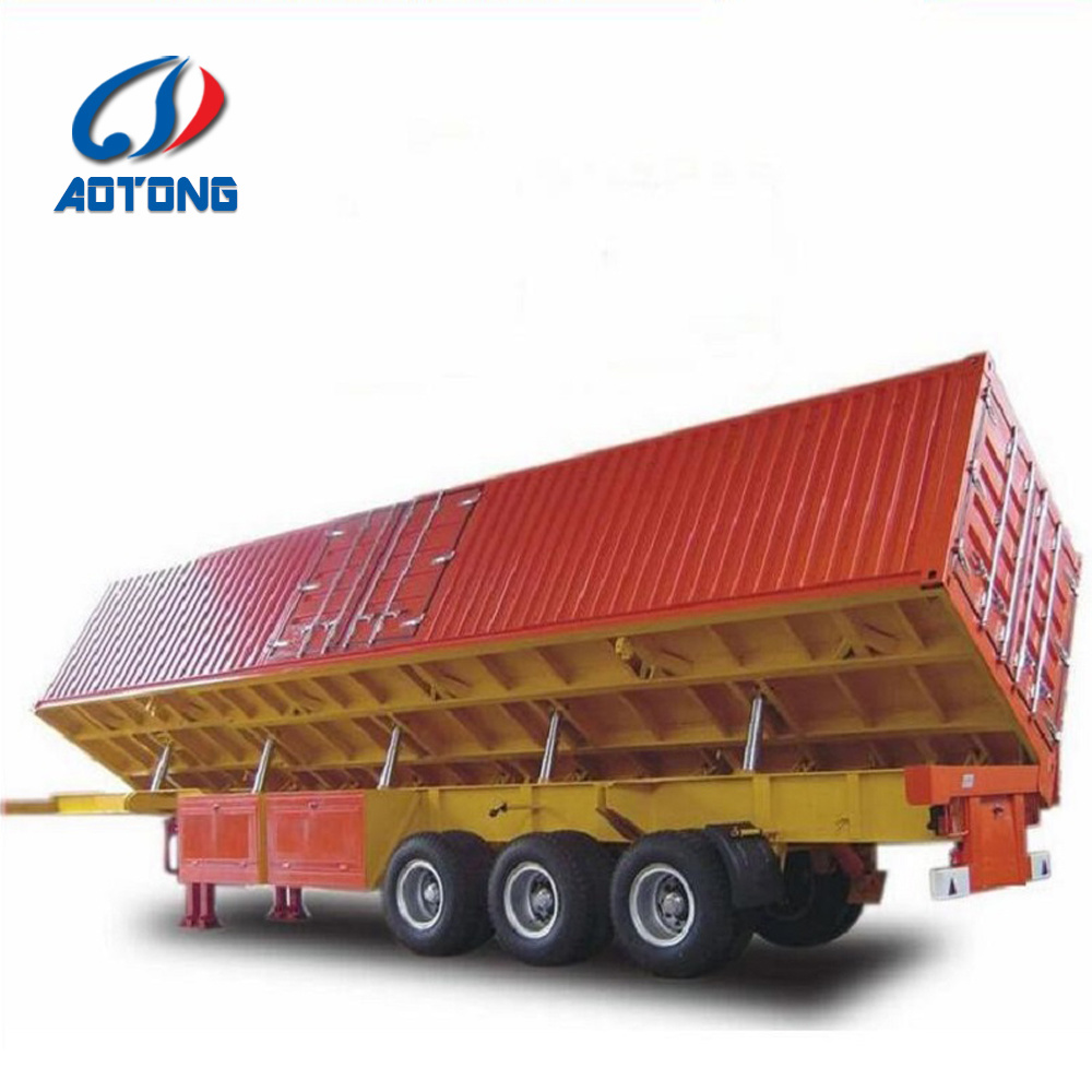 Low Bed Deck Dimension of 12000X2500X1500mm Dump Semi Trailer for Australia Market